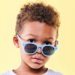 Babiators Original Keyhole: Bermuda Blue | Smoke Lenses | 0-2 años