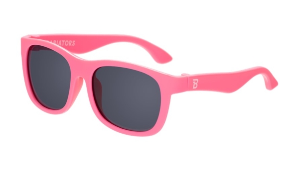 Babiators Original Navigator: Think Pink | Smoke Lenses | 3-5 años