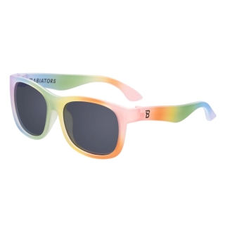 Babiators Original Navigator: Rad Rainbow I Smoke Lens I 6+ años