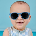 Babiators Eco Keyhole:  Pacific Blue  |  Smoke Lenses  |     0-2 años