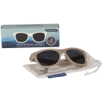 Babiators Eco Navigator: Soft Sand | Smoke Lenses | 0-2 años