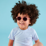 Babiators Eco Keyhole: Seashell Pink | Smoke Lenses | 3-5 años