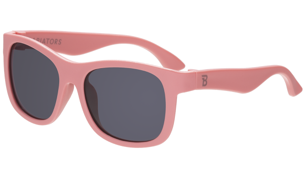 Babiators Eco Navigator: Seashell Pink | Smoke Lenses | 0-2 años