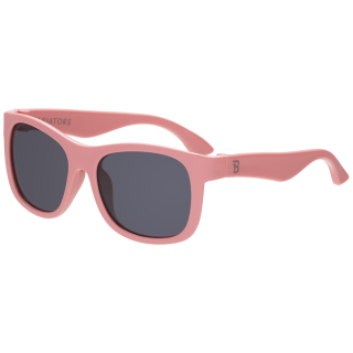 Babiators Eco Navigator: Seashell Pink | Smoke Lenses | 0-2 años